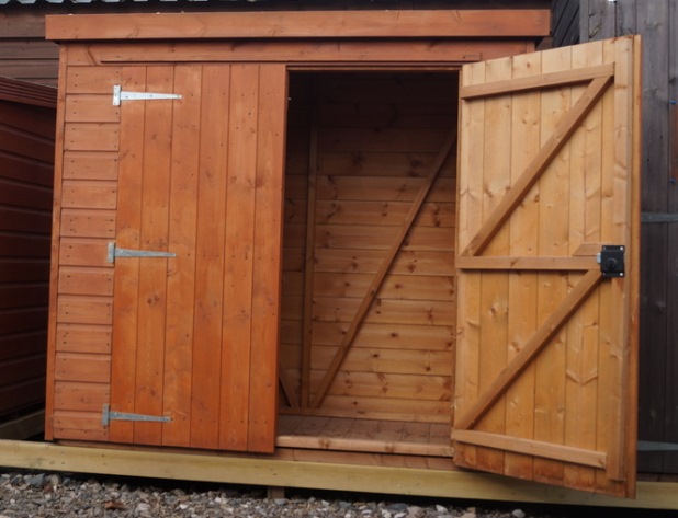 Tool Tidy with Pent Roof and Double Doors available from Taunton Sheds